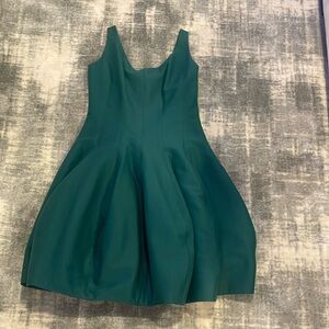 HALSTON Heritage corset top A line dress